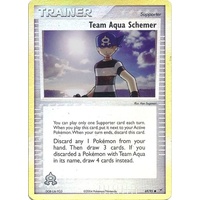 Team Aqua Schemer 69/95 EX Team Magma vs Team Aqua Reverse Holo Uncommon Trainer Pokemon Card NEAR MINT TCG