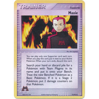 Maxie 73/95 EX Team Magma vs Team Aqua Reverse Holo Uncommon Trainer Pokemon Card NEAR MINT TCG