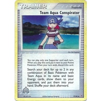 Team Aqua Conspirator 77/95 EX Team Magma vs Team Aqua Reverse Holo Uncommon Trainer Pokemon Card NEAR MINT TCG