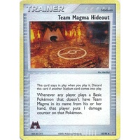 Team Magma Hideout 83/95 EX Team Magma vs Team Aqua Reverse Holo Uncommon Trainer Pokemon Card NEAR MINT TCG