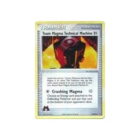 Team Magma Technical Machine 01 84/95 EX Team Magma vs Team Aqua Reverse Holo Uncommon Trainer Pokemon Card NEAR MINT TCG