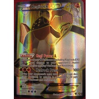 Regirock EX 43a/124 XY Fates Collide Holo Alternative Art Ultra Rare Pokemon Card NEAR MINT TCG