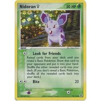 Nidoran 70/112 EX Fire Red & Leaf Green Reverse Holo Common Pokemon Card NEAR MINT TCG