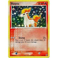 Ponyta 76/112 EX Fire Red & Leaf Green Reverse Holo Common Pokemon Card NEAR MINT TCG