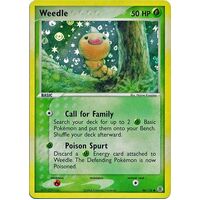 Weedle 86/112 EX Fire Red & Leaf Green Reverse Holo Common Pokemon Card NEAR MINT TCG