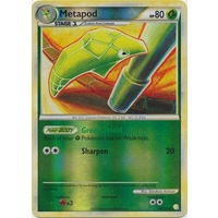 Metapod 46/123 HS Base Set Reverse Holo UnReverse Holo Common Pokemon Card NEAR MINT TCG