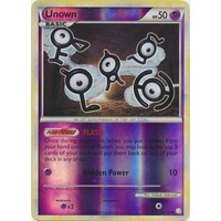 Unown 55/123 HS Base Set Reverse Holo UnReverse Holo Common Pokemon Card NEAR MINT TCG