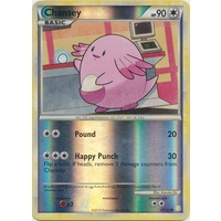 Chansey 58/123 HS Base Set Reverse Holo Common Pokemon Card NEAR MINT TCG