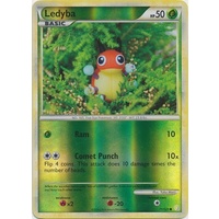 Ledyba 71/123 HS Base Set Reverse Holo Common Pokemon Card NEAR MINT TCG