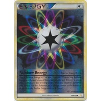 Rainbow Energy 104/123 HS Base Set Reverse Holo UnReverse Holo Common Pokemon Card NEAR MINT TCG