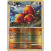 Dugtrio 19/102 HS Triumphant Reverse Holo Rare Pokemon Card NEAR MINT TCG