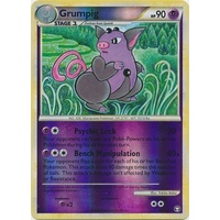 Grumpig 23/102 HS Triumphant Reverse Holo Rare Pokemon Card NEAR MINT TCG