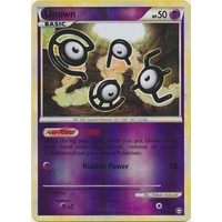 Unown 51/102 HS Triumphant Reverse Holo Uncommon Pokemon Card NEAR MINT TCG