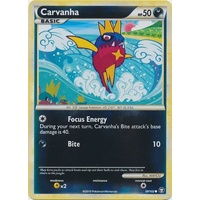 Carvanha 59/102 HS Triumphant Reverse Holo Common Pokemon Card NEAR MINT TCG