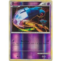 Beldum 44/95 HS Unleashed Reverse Holo Common Trainer Pokemon Card NEAR MINT TCG