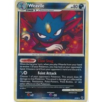 Weavile 25/90 HS Undaunted Reverse Holo Rare Pokemon Card NEAR MINT TCG