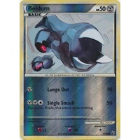 Beldum 43/90 HS Undaunted Reverse Holo Common Pokemon Card NEAR MINT TCG