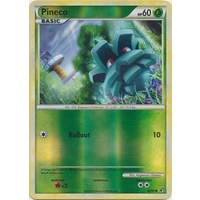 Pineco 62/90 HS Undaunted Reverse Holo Common Pokemon Card NEAR MINT TCG