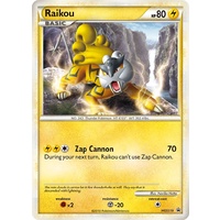 LIGHTLY PLAYED Raikou HS19 HS Black Star Promo Pokemon Card TCG