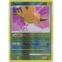 Zapdos 14/100 DP Majestic Dawn Reverse Holo Rare Pokemon Card NEAR MINT TCG