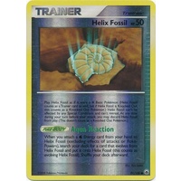 Helix Fossil 91/100 DP Majestic Dawn Reverse Holo Common Trainer Pokemon Card NEAR MINT TCG