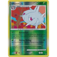 Silcoon 63/127 Platinum Base Set Reverse Holo Uncommon Pokemon Card NEAR MINT TCG