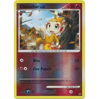 Chimchar 70/127 Platinum Base Set Reverse Holo Common Pokemon Card NEAR MINT TCG