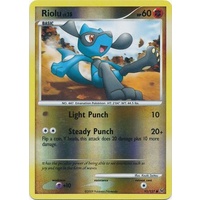 Riolu 91/127 Platinum Base Set Reverse Holo Common Pokemon Card NEAR MINT TCG