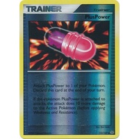 Pluspower 112/127 Platinum Base Set Reverse Holo Uncommon Trainer Pokemon Card NEAR MINT TCG