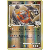 Rhyperior 4 32/111 Platinum Rising Rivals Reverse Holo Rare Pokemon Card NEAR MINT TCG