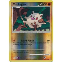 Mankey 112/147 Platinum Supreme Victors Reverse Holo Common Pokemon Card NEAR MINT TCG