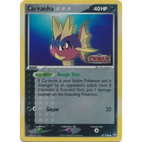 Carvanha 47/108 EX Power Keepers Reverse Holo Common Pokemon Card NEAR MINT TCG