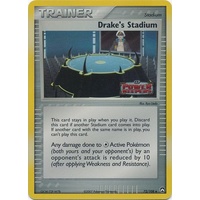 Drake's Stadium 72/108 EX Power Keepers Reverse Holo Uncommon Trainer Pokemon Card NEAR MINT TCG