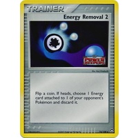 Energy Removal 2 74/108 EX Power Keepers Reverse Holo Uncommon Trainer Pokemon Card NEAR MINT TCG