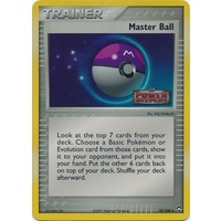 Master Ball 78/108 EX Power Keepers Reverse Holo Uncommon Trainer Pokemon Card NEAR MINT TCG