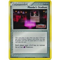 Phoebe's Stadium 79/108 EX Power Keepers Reverse Holo Uncommon Trainer Pokemon Card NEAR MINT TCG