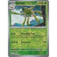 Spidops 018/167 SV Paldea Evolved Reverse Holo Uncommon Pokemon Card NEAR MINT TCG