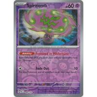 Spiritomb 089/167 SV Paldea Evolved Reverse Holo Rare Pokemon Card NEAR MINT TCG