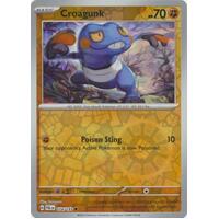 Croagunk 114/167 SV Paldea Evolved Reverse Holo Common Pokemon Card NEAR MINT TCG