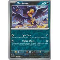 Murkrow 131/167 SV Paldea Evolved Reverse Holo Common Pokemon Card NEAR MINT TCG