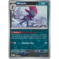 Weavile 134/167 SV Paldea Evolved Reverse Holo Rare Pokemon Card NEAR MINT TCG