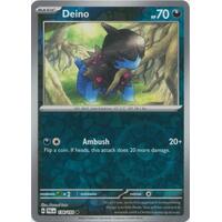 Deino 138/167 SV Paldea Evolved Reverse Holo Common Pokemon Card NEAR MINT TCG