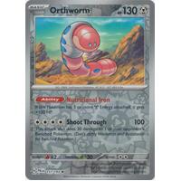 Orthworm 151/167 SV Paldea Evolved Reverse Holo Rare Pokemon Card NEAR MINT TCG