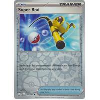 Super Rod 188/167 SV Paldea Evolved Reverse Holo Common Trainer Pokemon Card NEAR MINT TCG