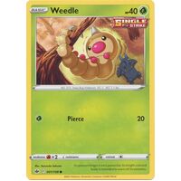 Weedle 1/198 SWSH Chilling Reign Common Pokemon Card NEAR MINT TCG
