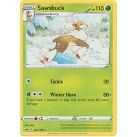 Sawsbuck 12/198 SWSH Chilling Reign Rare Pokemon Card NEAR MINT TCG