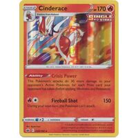 Cinderace 28/198 SWSH Chilling Reign Holo Rare Pokemon Card NEAR MINT TCG