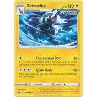 Zebstrika 51/198 SWSH Chilling Reign Rare Pokemon Card NEAR MINT TCG