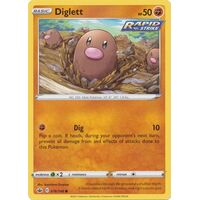 Diglett 76/198 SWSH Chilling Reign Common Pokemon Card NEAR MINT TCG