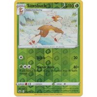 Sawsbuck 12/198 SWSH Chilling Reign Reverse Holo Rare Pokemon Card NEAR MINT TCG